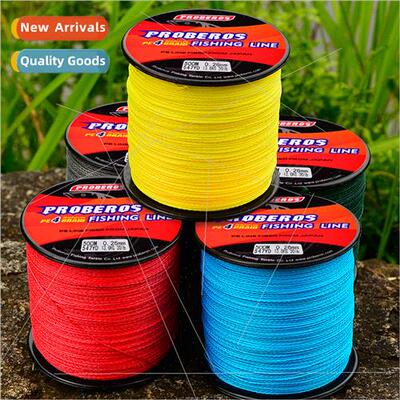 4 Braids 500M PE Braided Fishing Line Red/Blue/Yellow/Green/