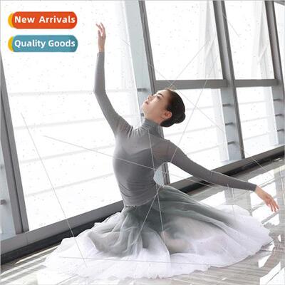 Ballet practice clothes adult female modern dance high neck