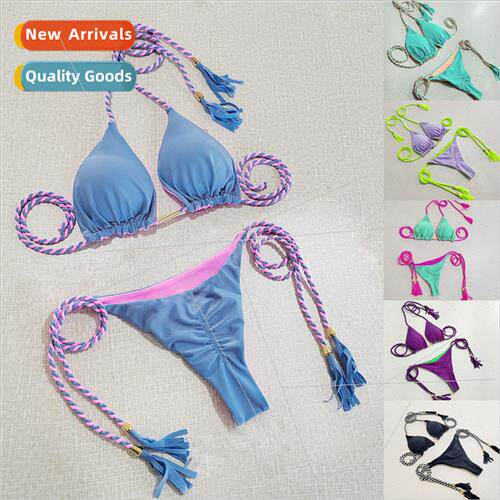 Swimsu Women Europe Spice Girls Bikini Spl Sexy Triangle Rev