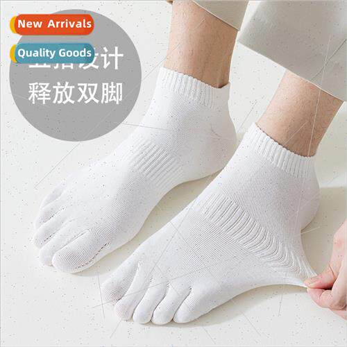 Cotton five-finger socks men cotton 95% cotton spl-toe sport
