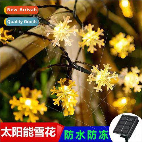 Led small colorful lights snowflake lights star lights batte