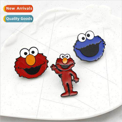 Sesame Set alloy doll brooch Amore sweet cake monster frog h