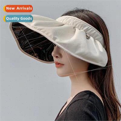 UV sunscreen face hair bhat fashion sunshade hollow top shel