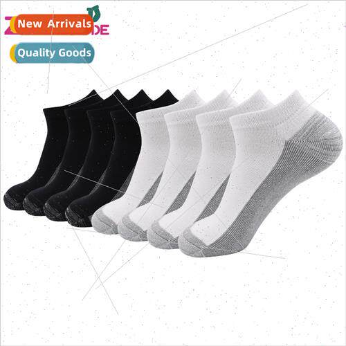 Socks mens towel bottom sweat-absorbent breathable short soc