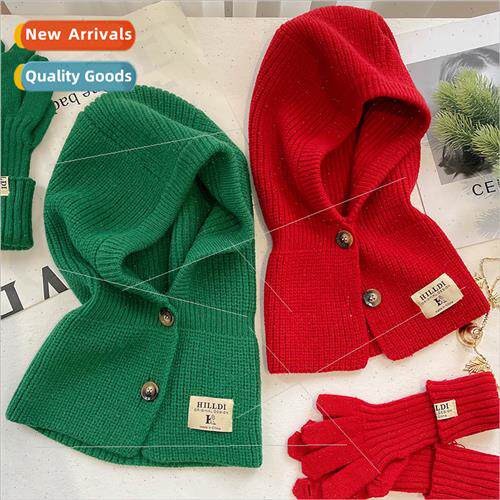 2022 new hats women coarse knted wool cap autumn winter wh b