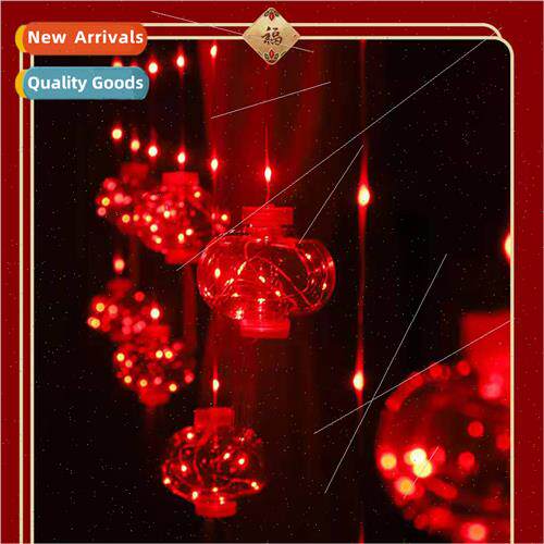 Lanterns New Year decorative lights curtain lights red lante