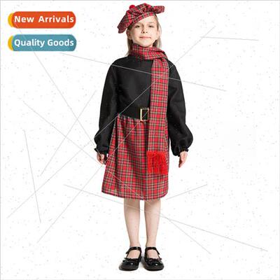 Childrens Ethnic Exotic Kindergarten Girls Skirt Costume Sco