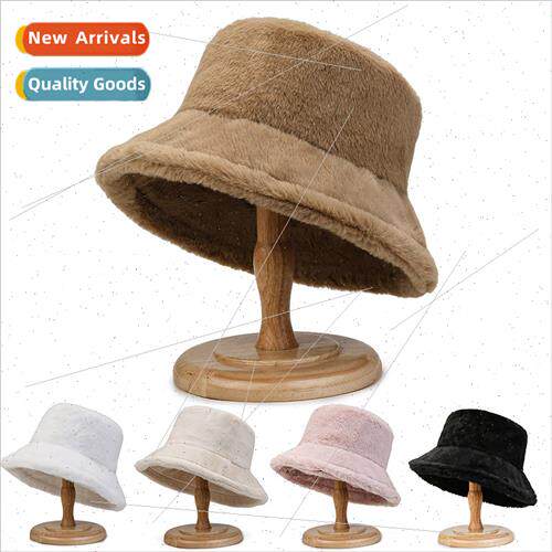 Thickened plush fisherman hat female fashion casual ins fall