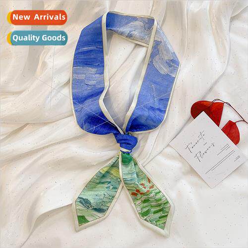 Sharp corner oil painting printing spring summer fluttering
