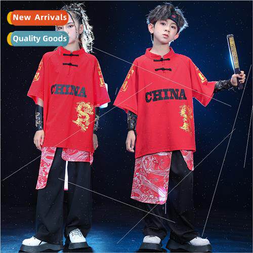 Set dance childrens tide clothing Chinese wind permance clot