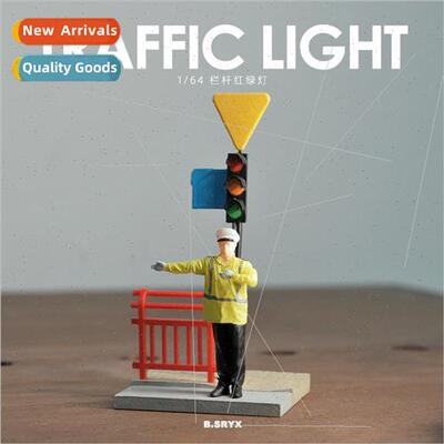 1:64 simulation traffic light railing miniature model micros