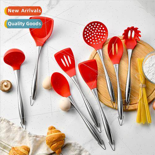 304 Hollow Handle licone Spatula Set Non-Stick Spatula Cooki