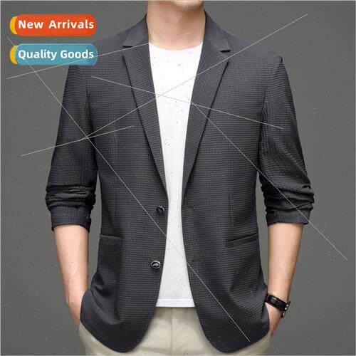 2023 Spring Autumn thin young men solid color su jacket busi