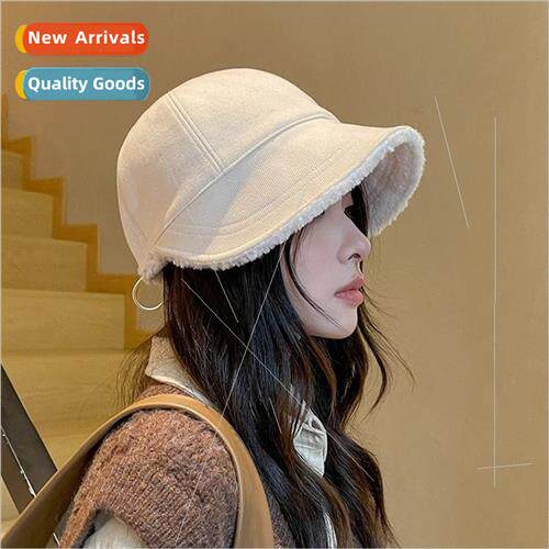 2023 new elegant hat female fall winter anti-display face sm
