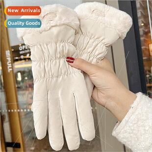 slip winter screen touch can anti Korea warm female Gloves