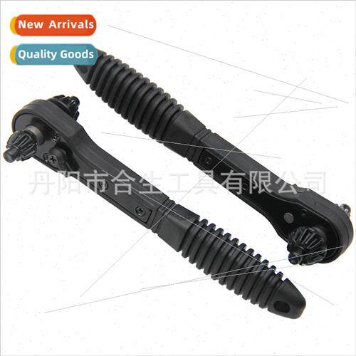 2-in-1 Ratchet  Chuck Key Wrench Black Ratchet Dual Purpose