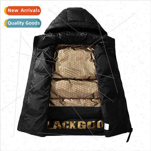 Fall winter down vest men nd whe duck down black gold down u
