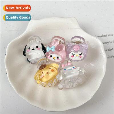 Cute Sanrio grab clip headdress Kuromi girl heart student in