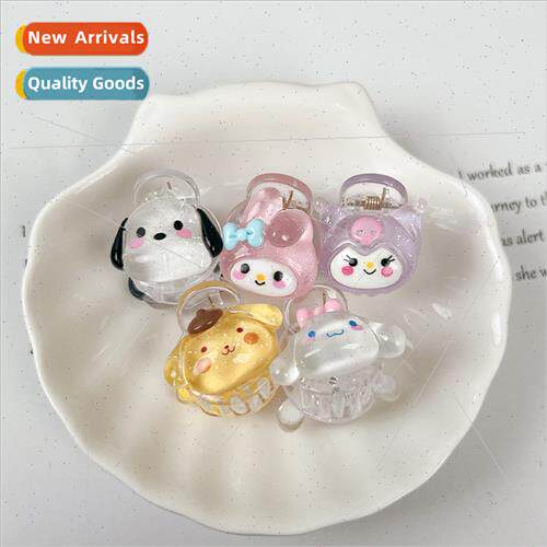 Cute Sanrio grab clip headdress Kuromi girl heart student in