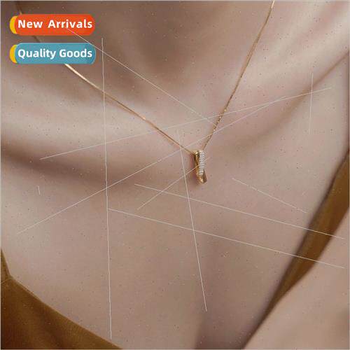 Geometric lines necklace women niche simple new collarbone c