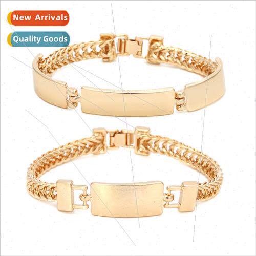 ZA Retro Alloy Patchwork Bracelet Set Exaggerated Set Metal