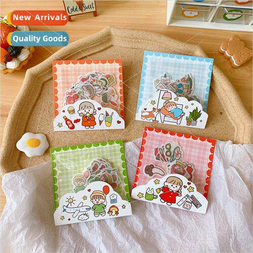 Korea  ins  cute girl stickers students handbook diy decorat