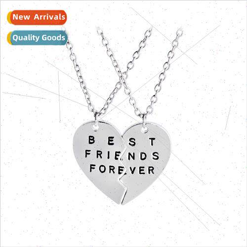 One color  made best friends necklace BFF best friends ever