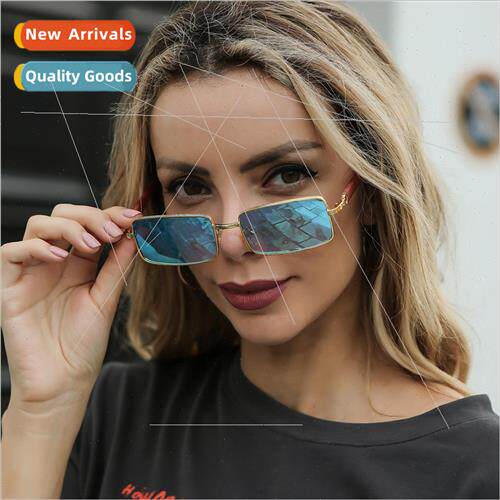 2021 new wood grain temples sunglasses men set hip-hop color