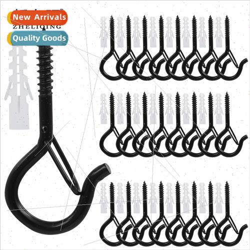 Black nickel Q type wh spring clasp hooks bonsai hooks anti-