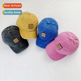 new children boys washed old spring cap baseball Japan