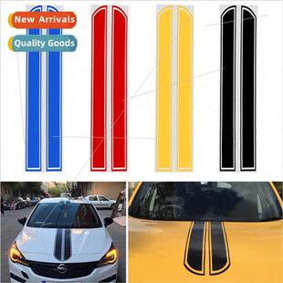 stripes hood car pulli decal rostripes decorative Reflective