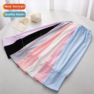 color ice female new summer sleeve solid sunscreen 2023 silk