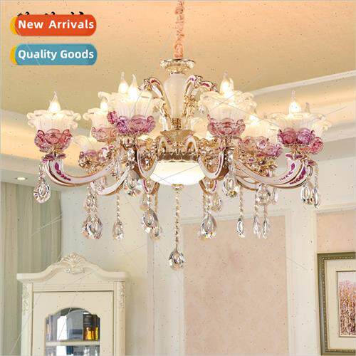 Crystal Europe chandelier luxury atmosphere living room chan