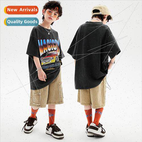 Set dance childrens tide clothing hip-hop loose American ret