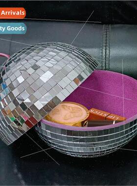 dissco mirror cosmetic jewelry box fashion reflective mosaic