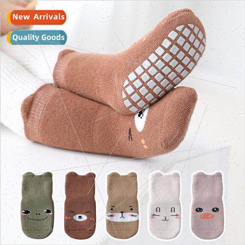 Childrens socks baby floor socks cotton fall and winter thic