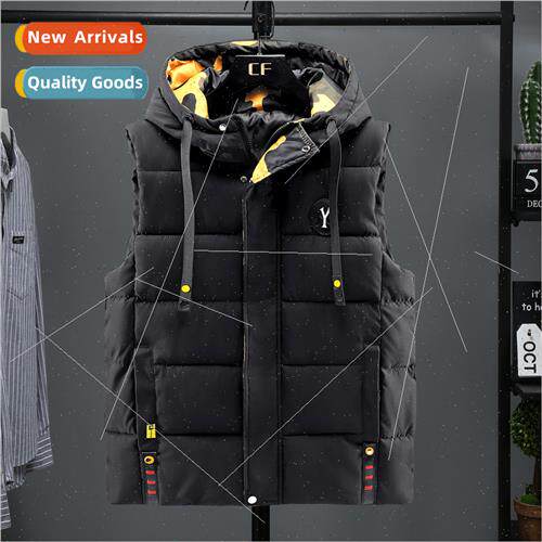 cotton vest fall male youth casual handsome shoulders jacket