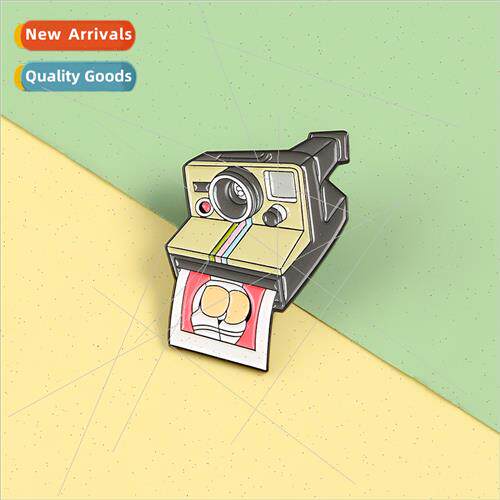 Brooch Alloy Badge Creative cartoon funny photography camera