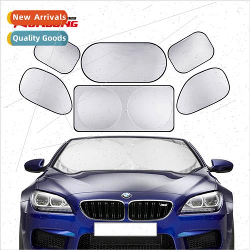 Car sun block 6 sets car sunshade front block silver coated