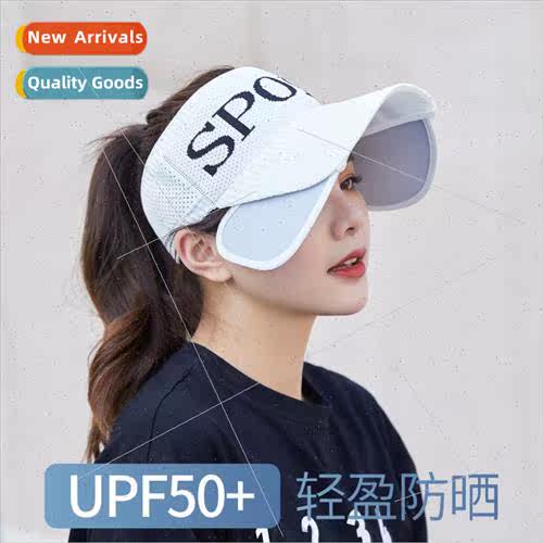 2023 new Korea  hollow top hat female anti-ultraviolet sun s