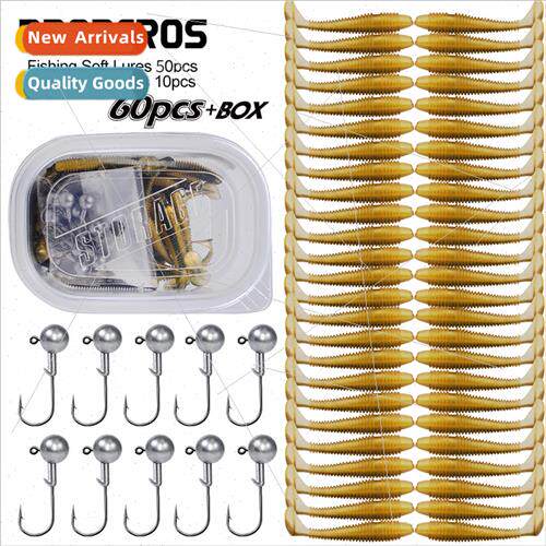 T-tail Soft Ba Set Lead Head Hook Road Runner Ba Combination