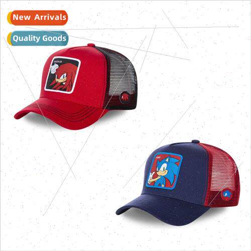 Cartoon Sonic Baseball Cap Anime Mesh Hat American Trucker H
