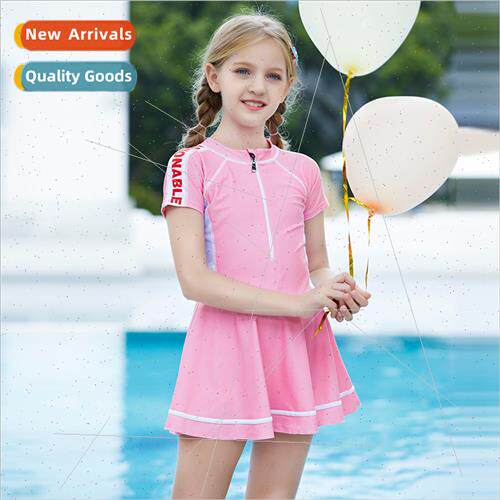 Childrens swimsus  women girls summer middle and big childre