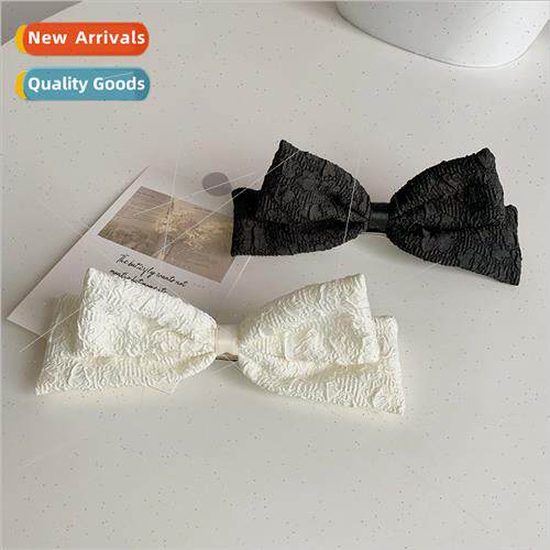 Fairy girl three-dimensional bow hair clips French elegant s