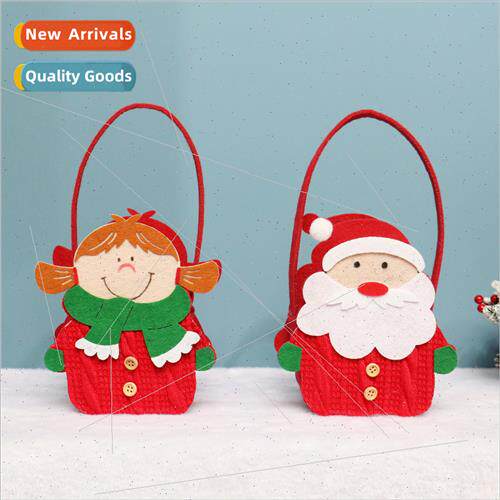 Home Christmas Decorations Felt Christmas Cartoon  Bags Cand