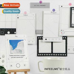 black whe painting Collage handbook card realm simple large