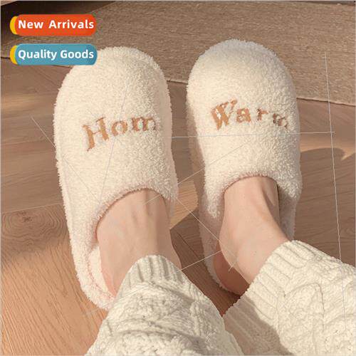 Autumn winter new warm padded home indoor cotton slippers si