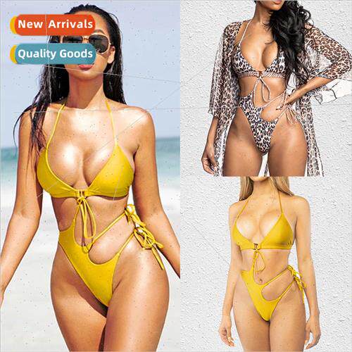 New Europe swimsu women one-piece swimsu sexy three-point bi