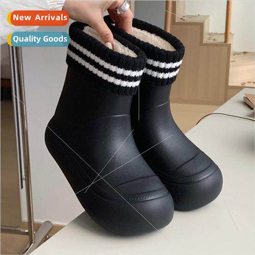Outer wear waterprowarm padded set simple fashion snow boots