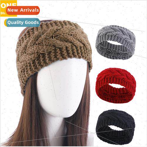 Autumn winter  wool hair bands hair nets Warm hand-knted woo
